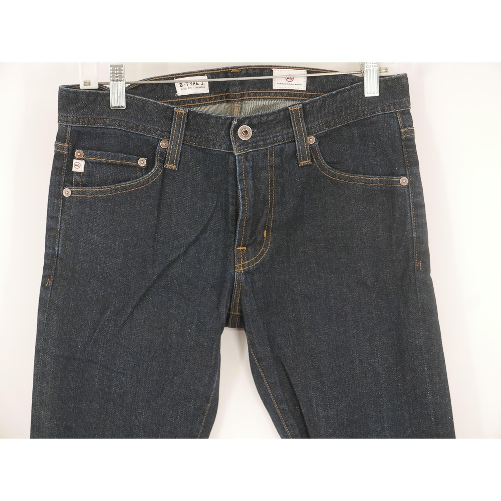 AG Adriano Goldschmied B-Type I Jeans Blue Wash Slim Stretch Denim Men's 30x28